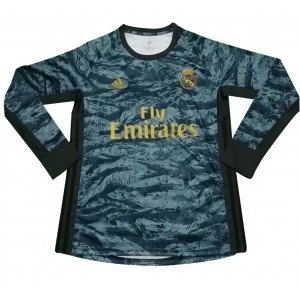 Camisa oficial Adidas Real Madrid 2019 2020 II goleiro manga comprida